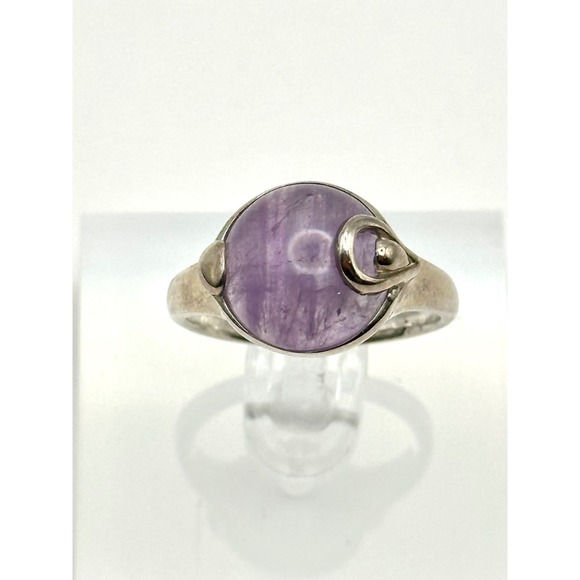 Lavender Amethyst Sterling Silver Ring Size 9.25 - Picture 3 of 9